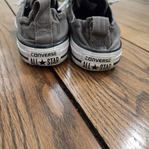 Converse Sneakers Low Top Chuck Taylor All Star Gray Shoes Women's Size 8 - Picture 3 of 8